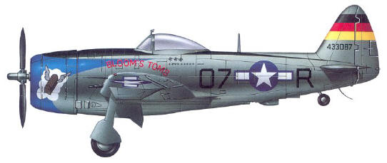 A Republic P-47D 514th Fighter Squadron 406th Fighter Group 9th Air Force USAAF - Italy 1944