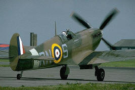 Spitfire on the tarmac