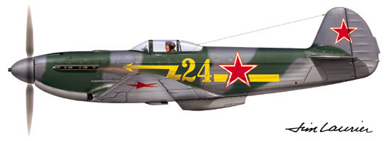 A Yak-3 of the Soviet Air Force